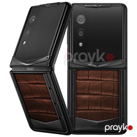 Vertu Quantum Flip Alligator 16 GB / 1 TB Amber Brown — Bakı