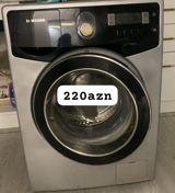 Samsung paltaryuyan maşın – ön yükləməli model - Rəng: metalik/gümüşü — Paltarqurudan maşınlar