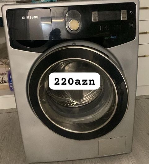 Samsung paltaryuyan maşın – ön yükləməli model - Rəng: metalik/gümüşü — Bakı