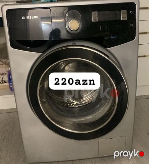 Samsung paltaryuyan maşın – ön yükləməli model - Rəng: metalik/gümüşü
