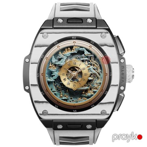 Smart saat Vertu Grand Watch S1 WS1-T-BW11-CHW-015 Black,White — Bakı