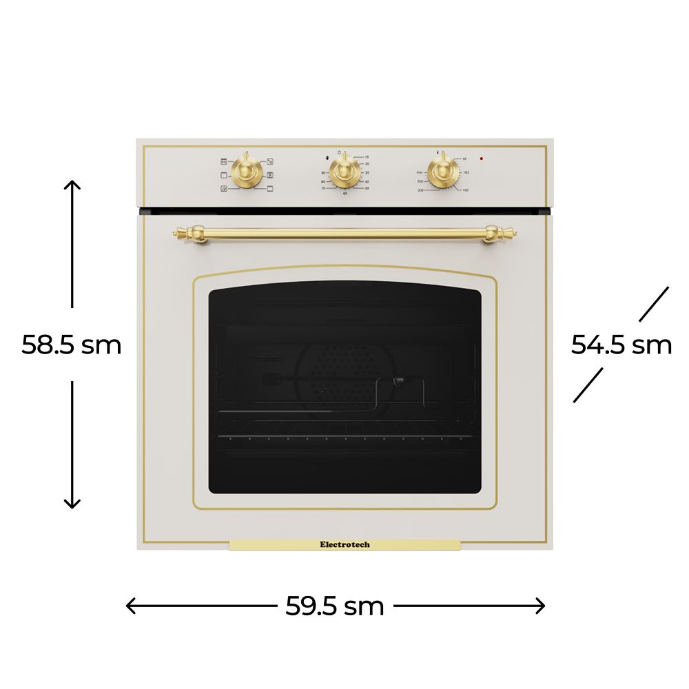 Soba Electrotech O 6007 K — Fırın kamerası, Bakı (2)