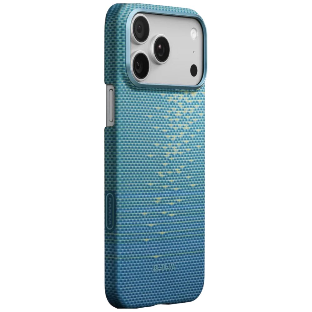 Qoruyucu örtük Pitaka iPhone 17 Pro Max Edge ACAQOR871498 Lusid Blue — Çexollər, Bakı (3)