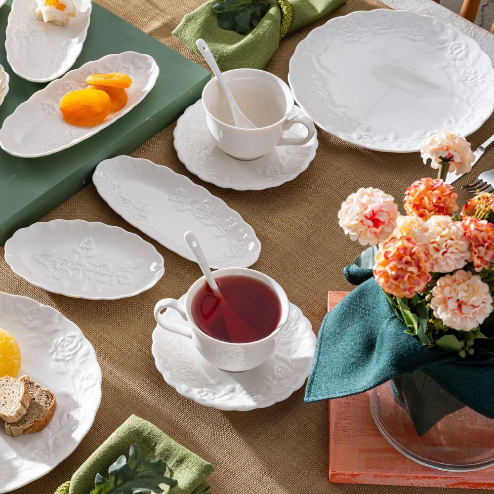 Səhər yeməyi dəsti Emsan Rosy 30 parça WHITE01 — Ev texnikası, Bakı (3)