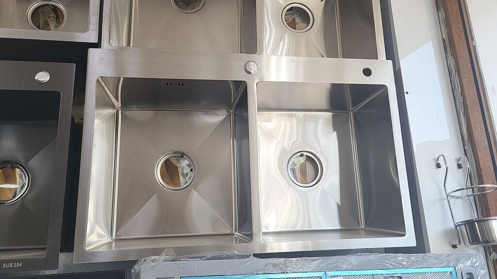 Mətbəx üçün ikitərəfli və təkqablı lavabo modelləri - Materiallar — Santexnika, Bakı (9)