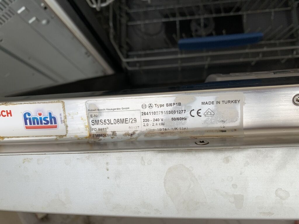 Bosch SMS53L08ME qab‑qacaq yuyucu maşın - Tam ölçülü, sərbəst — Mətbəx texnikası, Bakı (5)