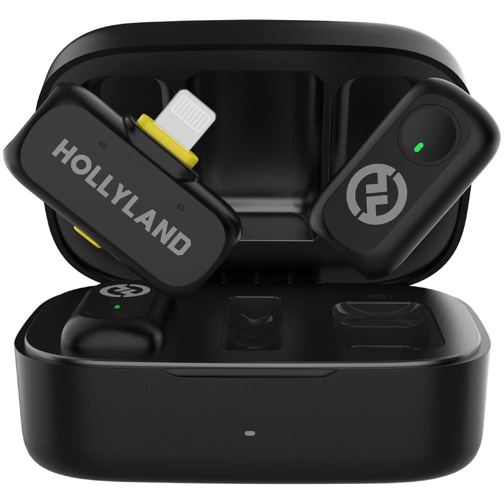 Blogger mikrofonu Hollyland Lark A1 Combo USB Type-C RX+ Lightning RX Space Gray — Mallar, Bakı (3)