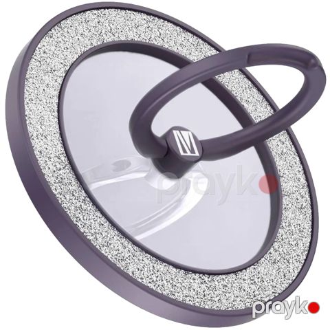 Levelo Ring Holder Nova Glitter Magsafe Purple Lvlngphpu — Bakı