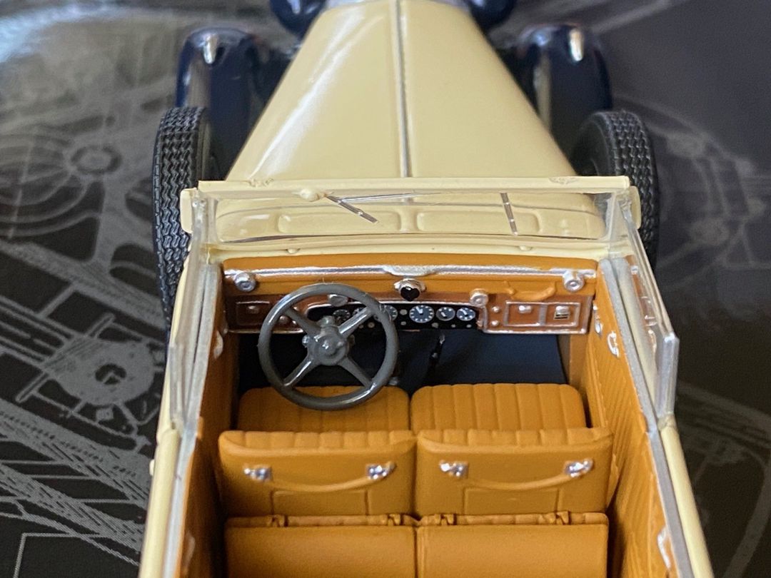 Коллекционная модель Maybach Zeppelin DS8 convertible bige 1932 — Kolleksiyalar, Bakı (11)