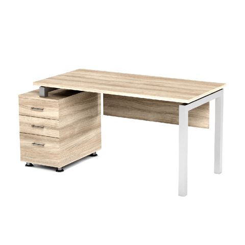 Yazı masası İdeal Dizayn Quadro tumbalı (70×120×75) — Bakı