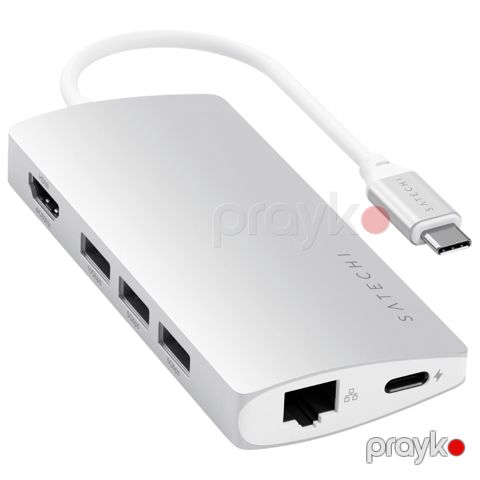 USB Hub Satechi USB Type-C ST-TCMA2S Silver — Bakı