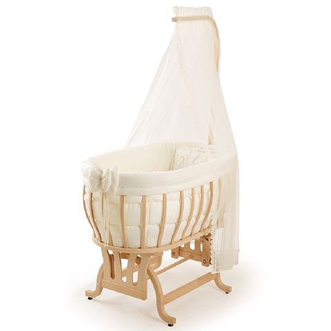 Beşik Tahterevalli Mika 80940 Krem — Bakı