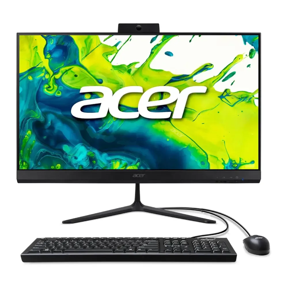 Monoblok Acer Aspire AiO C24-2G/ AMD Ryzen 5 7430U/ 8GB/ 512GB SSD/23.8" FHD IPS 120HZ/ Black (DQ.BPREC.001) — Bakı