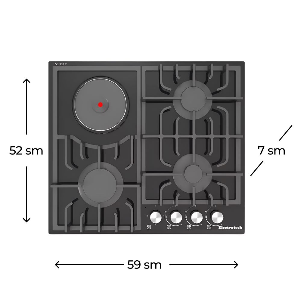Plitə Electrotech Kup 60 3GP Qara — Plitələr, Bakı (2)