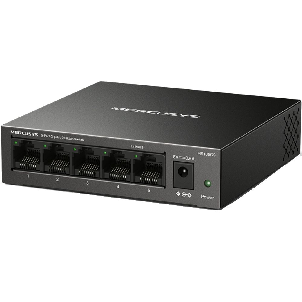 Kommutator Mercusys Lan Switch MS105GS — Routerlər, Bakı (2)