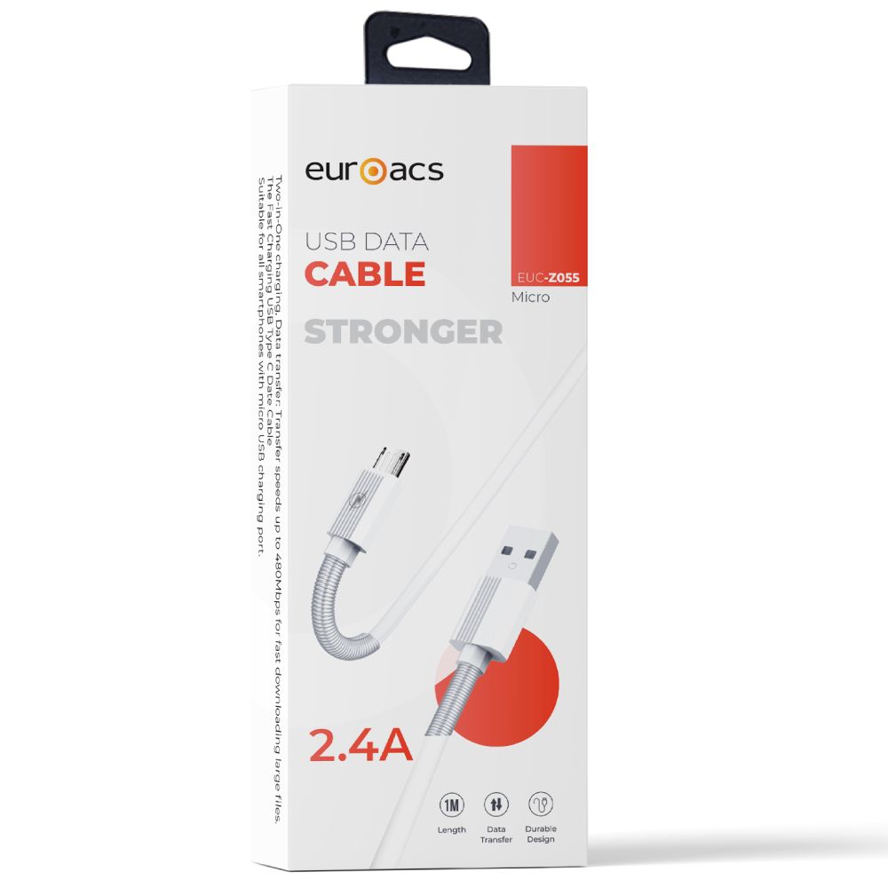 Naqil Euroacs USB Type-A to Micro USB 1 m EUC-Z055 — Mallar, Bakı (2)