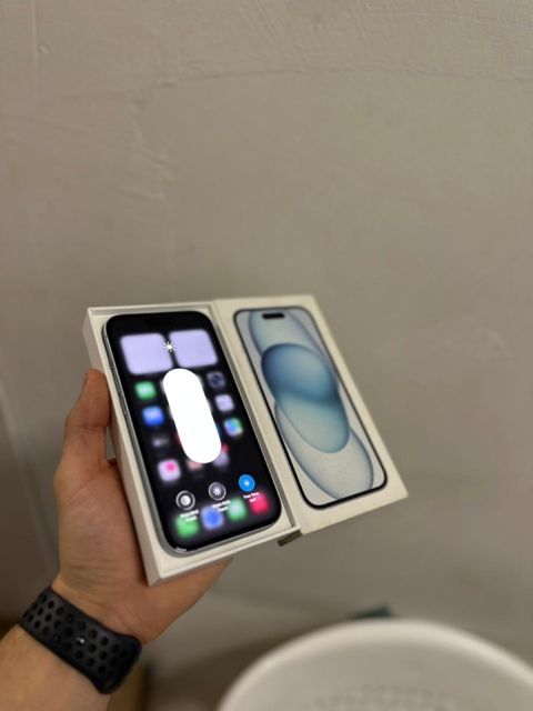 Apple iPhone 15 Blue 128GB/6GB — Bakı