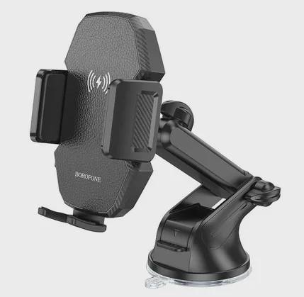 Avtomobil üçün telefon tutacağı Borofone BH216 Adelante magnetic wireless fast charging car holder (center console) — Телефон тагдыктары жана кармагычтары