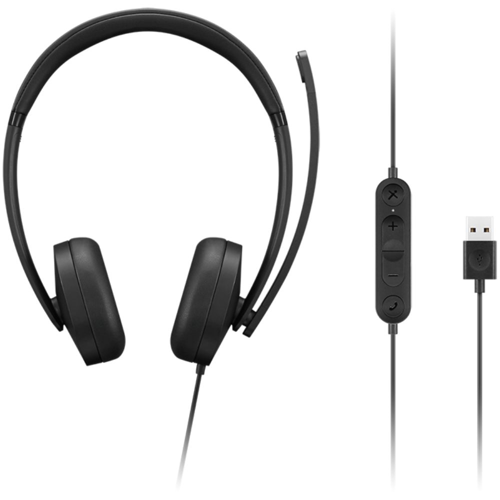 Qulaqlıq Lenovo Stereo Gen 2 4XD1P83-425 Black — Simli qulaqlıqlar, Bakı (2)