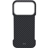 Qoruyucu örtük Magssory iPhone 17 Pro Aramid Zero CFB047 Black — Cases