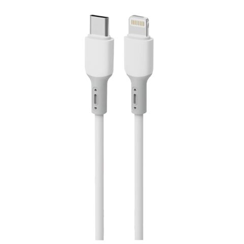 Naqil Euroacs USB Type-C to Lightning 1 m 20W EUC-Z014 White — Bakı
