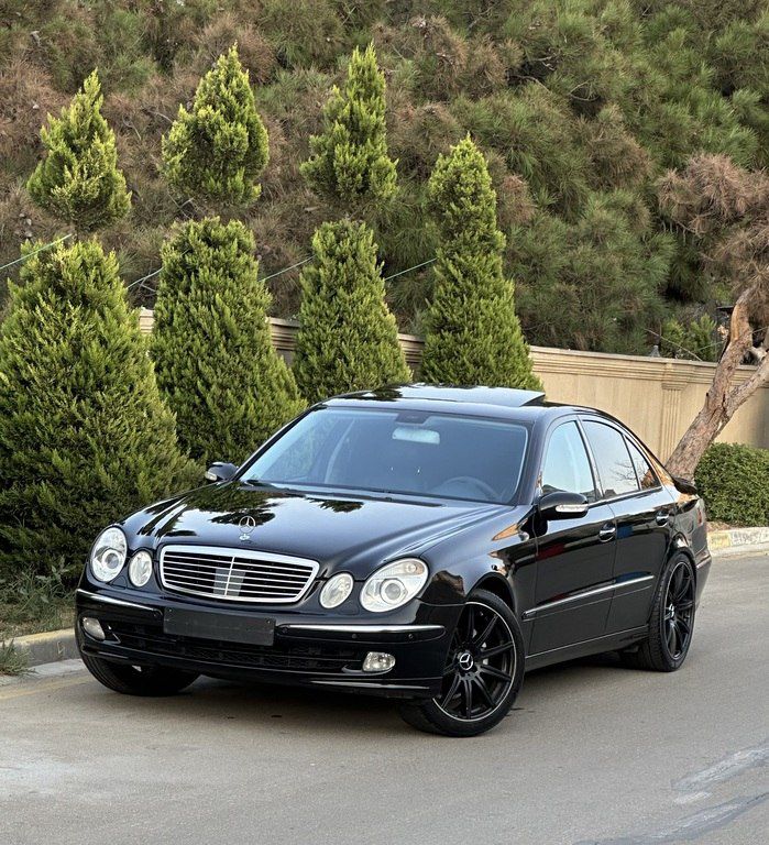 Mercedes E 320, 3.2 L, 2004 il, 281 500 km — Avtomobillər, Bakı (6)