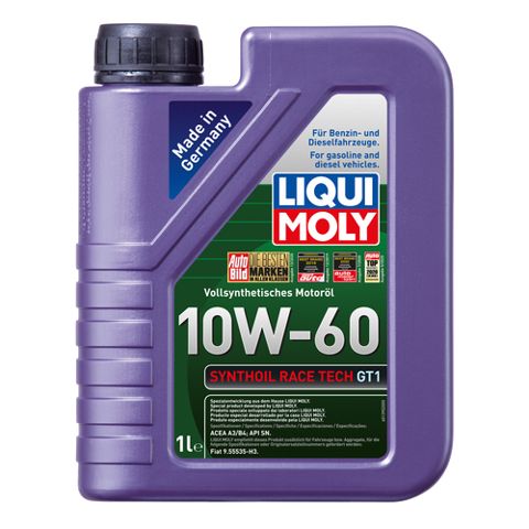 Mühərrik yağı Liqui Moly Synthoil Race Tech Gt1 10W-60 1390/1943 — Bakı