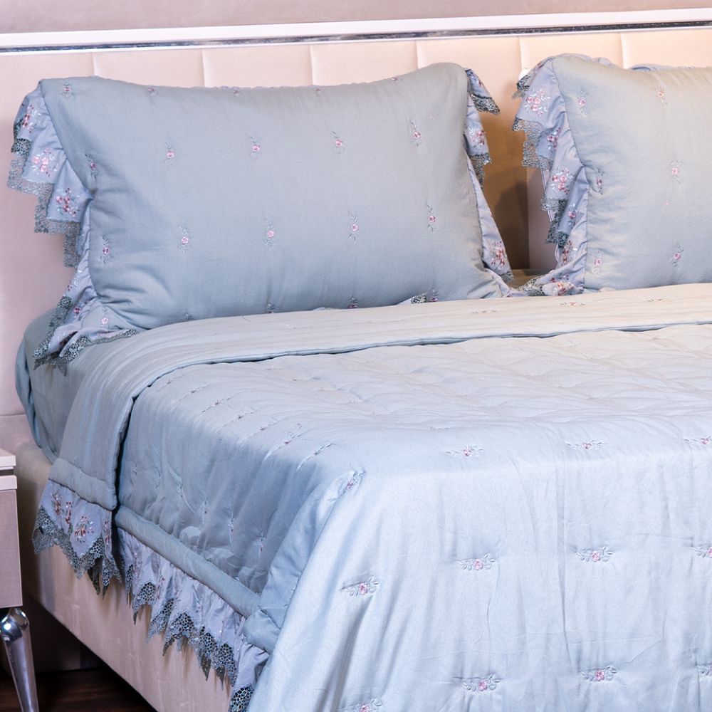 Yataq örtüyü Cehizçi Laura Grand C-11 Yaşıl — Tekstil, Bakı (3)