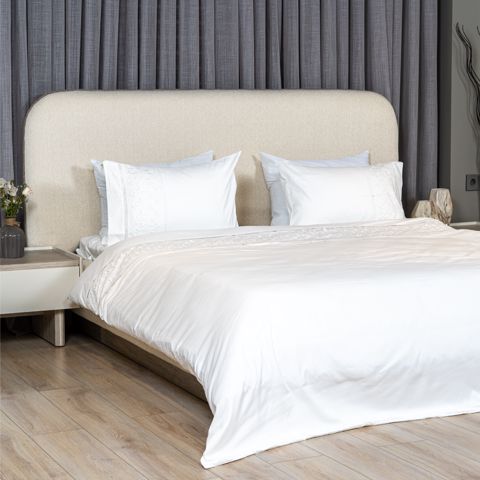 Tekstil yataq dəsti Cehizçi Laura Grand (WH-74) Ağ — Bakı