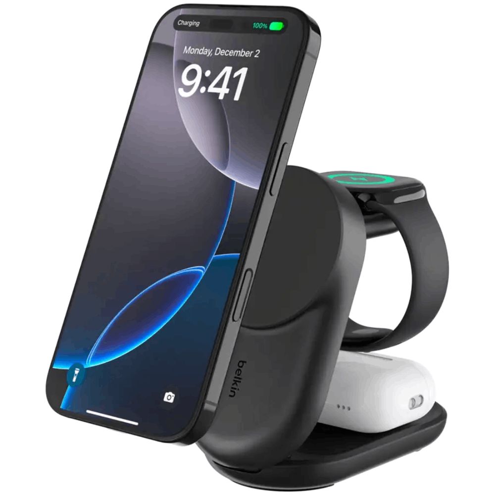 Simsiz enerji toplama cihazı Belkin 67W Dual USB Type-C WIZ037KQBK Black — Mallar, Bakı (2)