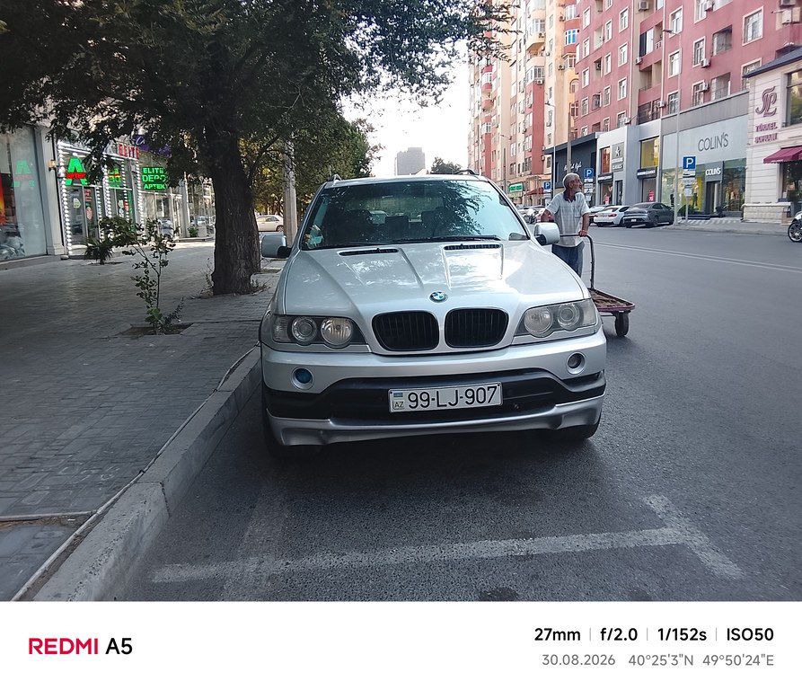 BMW X5, 4.4 L, 2000 il, 275 000 km — Avtomobillər, Bakı
