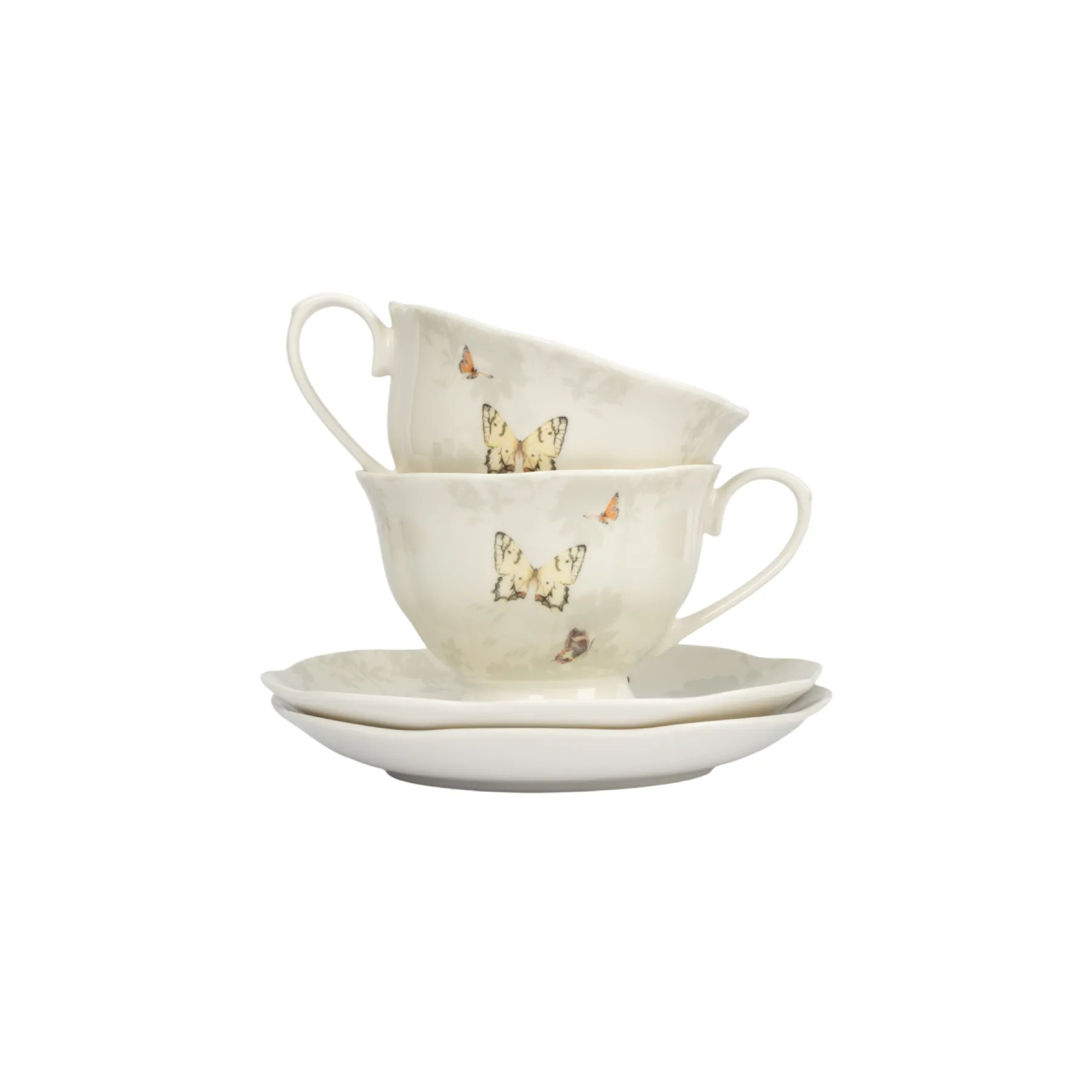 Çay dəsti Anna Lafarg Butterfly Garden, 2 nəfərlik, 4 parça (ANLAF-SHMEI-270525-8) — Süfrə qabı, Bakı