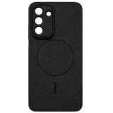 Samsung Galaxy A17 case Leather Magsafe Drip Black — Cases