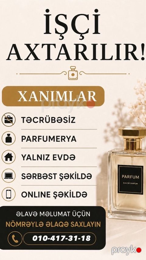 Parfümeriya sahəsində onlayn iş imkanı – xanımlar üçün - Təcrübə — Digah