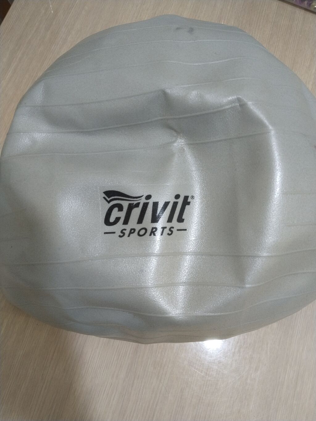 Crivit Sports fitnes/topu (gym ball), gümüşü rəng. 120 kq çəki — İdman və istirahət, Bakı (5)