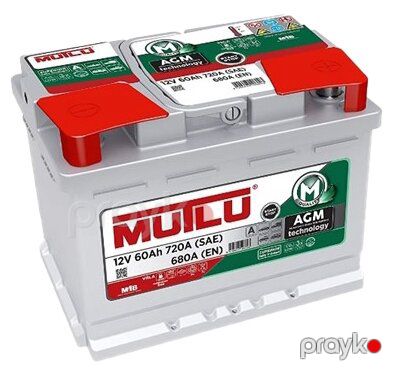 Avtomobil üçün akkumulyator Mutlu AGM.L2.60.068.A — Bakı