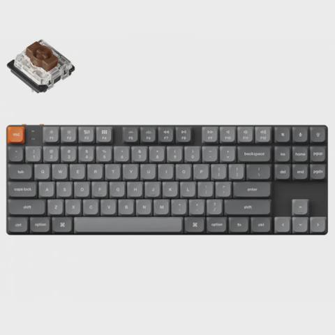 Simsiz oyun klaviaturası Keychron K1 Max Gateron White Backlight Brown Switch (K1M-A3Z-AZ) — Baku Electronics — Computers & Laptops