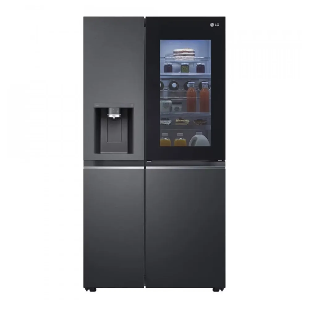 Soyuducu LG with InstaView Door-in-Door, LINEARCooling, DoorCooling (GR-X267CQEW.AMCQMER)
