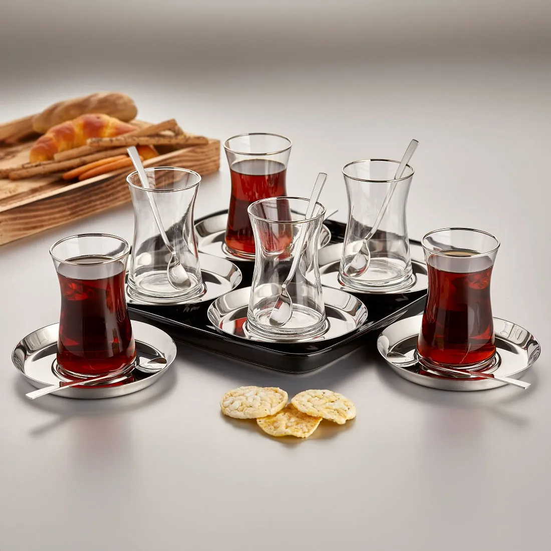 Çay dəsti Oz Life Mess Sadə 12 parça (8680865009848) — Dining tableware