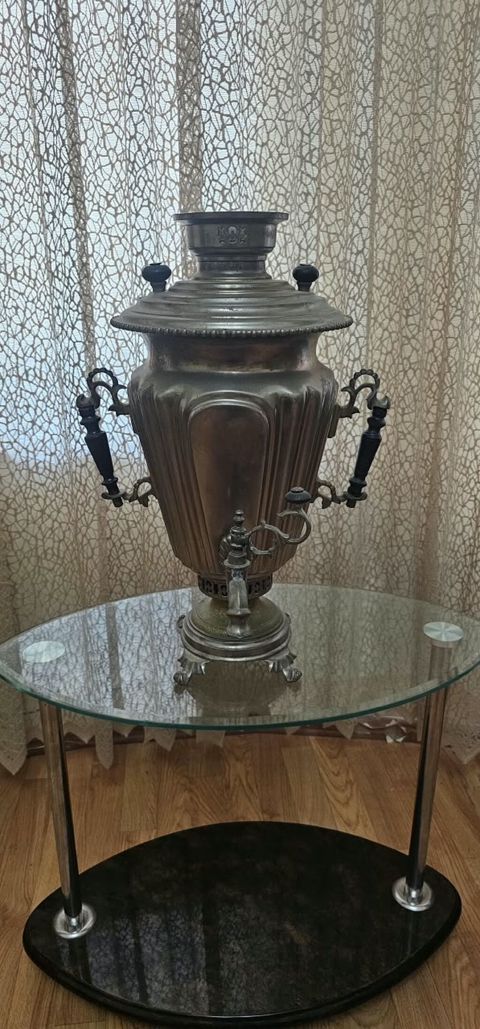 Антикварный жаровой самовар Наследников В.С. Баташева (1898 г.) — Bakı