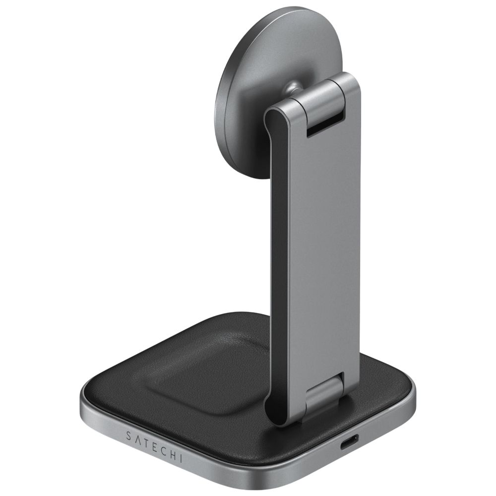 Simsiz enerji toplama cihazı Satechi 2in1 Foldable Qi2 ST-Q21FM Space Gray — Mallar, Bakı (3)