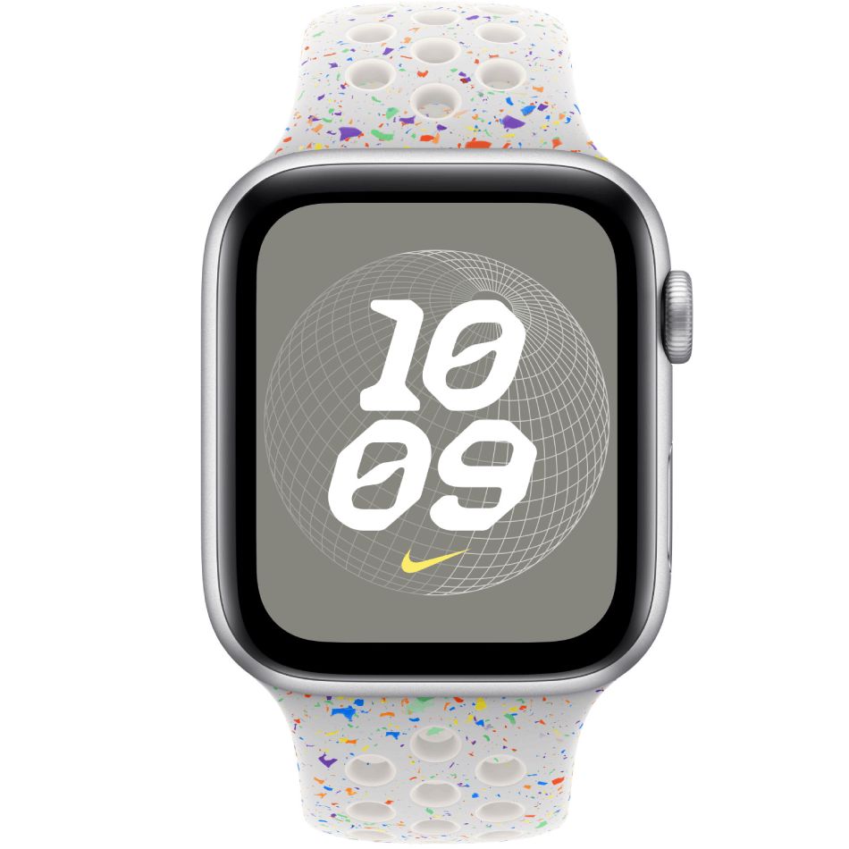 Kəmər Apple 46mm Pure Platinum Nike Sport Band S/M / MYL43ZM/A — Remişlər və aksesuarlar, Bakı (3)