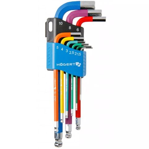 Açar dəsti Hogert HT1W806 9 ədəd — Bakı