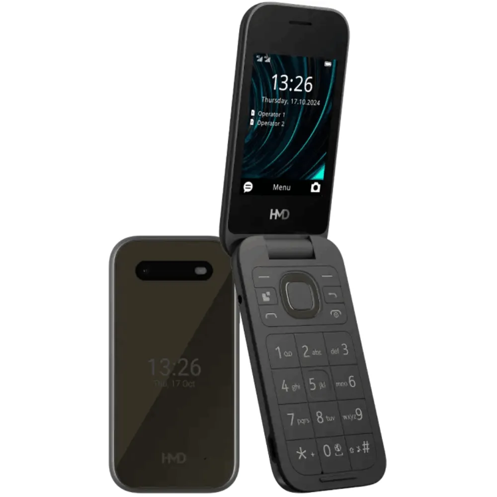 Telefon HMD 2660 Flip DS Azgeua, Black 2025 — Bakı