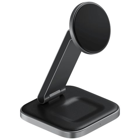 Simsiz enerji toplama cihazı Satechi 2in1 Foldable Qi2 ST-Q21FM Space Gray — Bakı