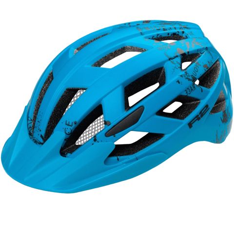 Helmet R2 Lumen Junior "S" Blue-Black — Bakı