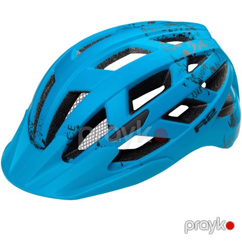 Helmet R2 Lumen Junior "S" Blue-Black — Bakı