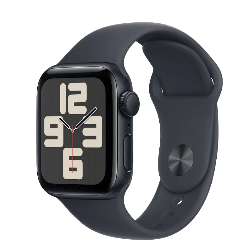 Smart saat Apple Watch SE GPS Gen.2 (2024), 40mm Midnight Aluminium Midnight Sport Band S/M (MXE73QI/A) — Bakı