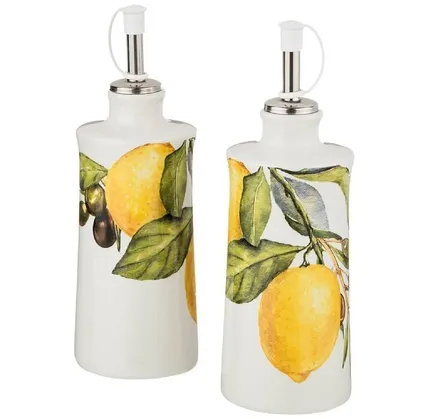 Yağ və sirkə qabı dəst Agness Lemon 2 ədəd 300 ml — Bakı