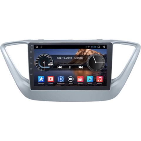 Avtomobil üçün monitor King Cool Android T18 2/32 GB DSP & Carplay for Hyundai Accent 2017-2020